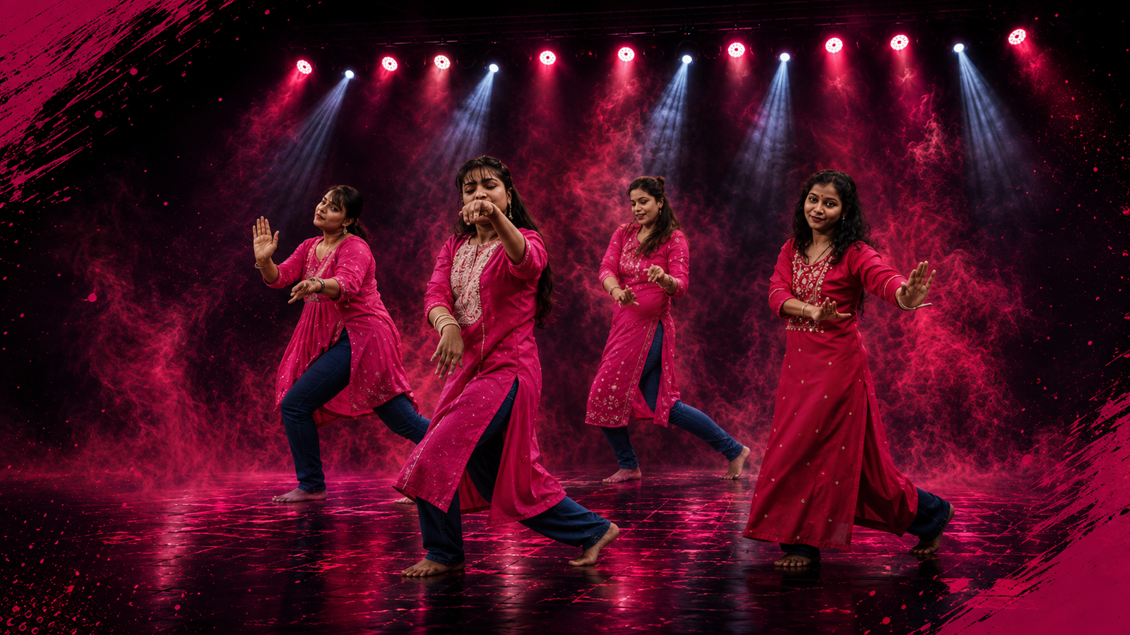 Dancers on stage